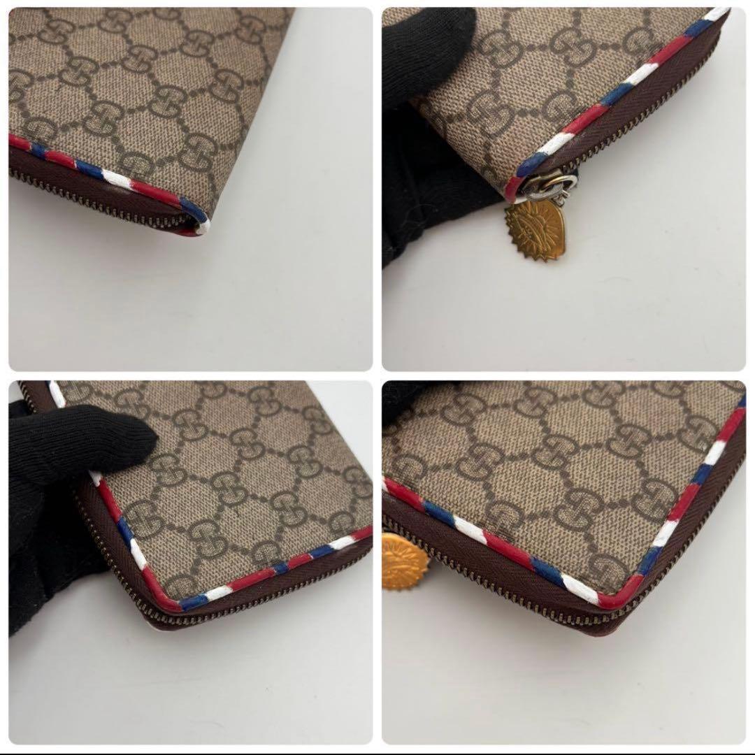 グッチ 長財布 ナイトクーリエ UFO タイガー PVC GG柄　黒