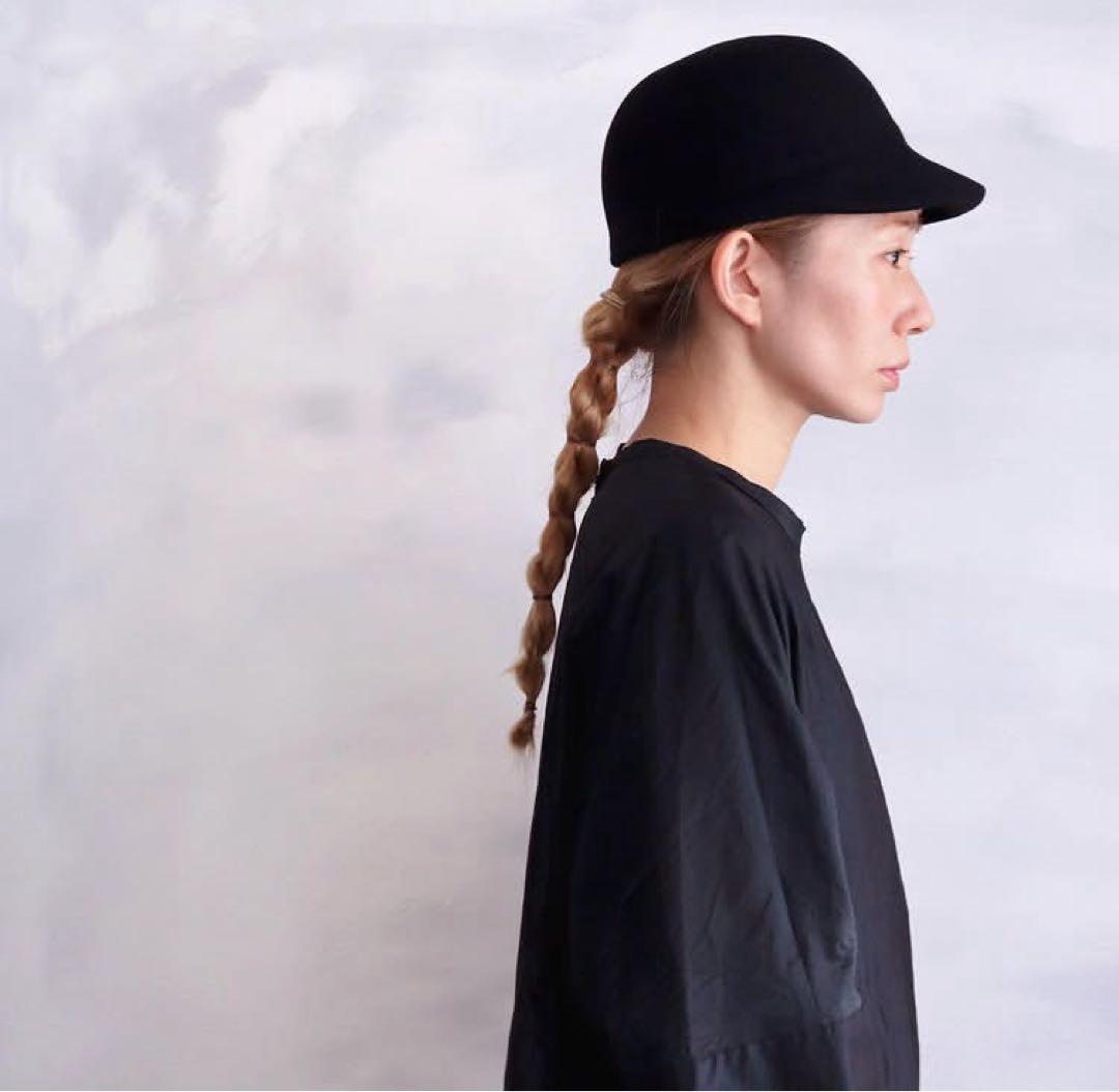 mayuさま専用chisaki mavunoブラックウールキャップ フリーサイズ