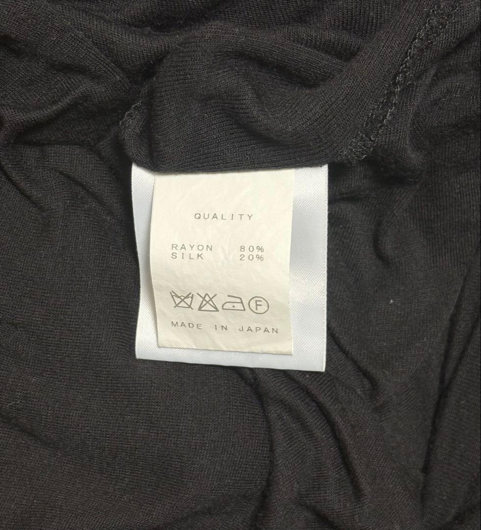 JULIUS ユリウス オーバーサイドタンクトップ 2 黒 edge;