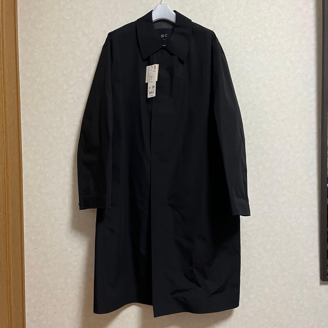 ユニクロC ブロックテックステンカラーコート L