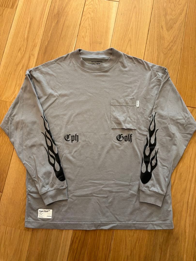 Cph/Golf フレームデザイン 長袖シャツ medium