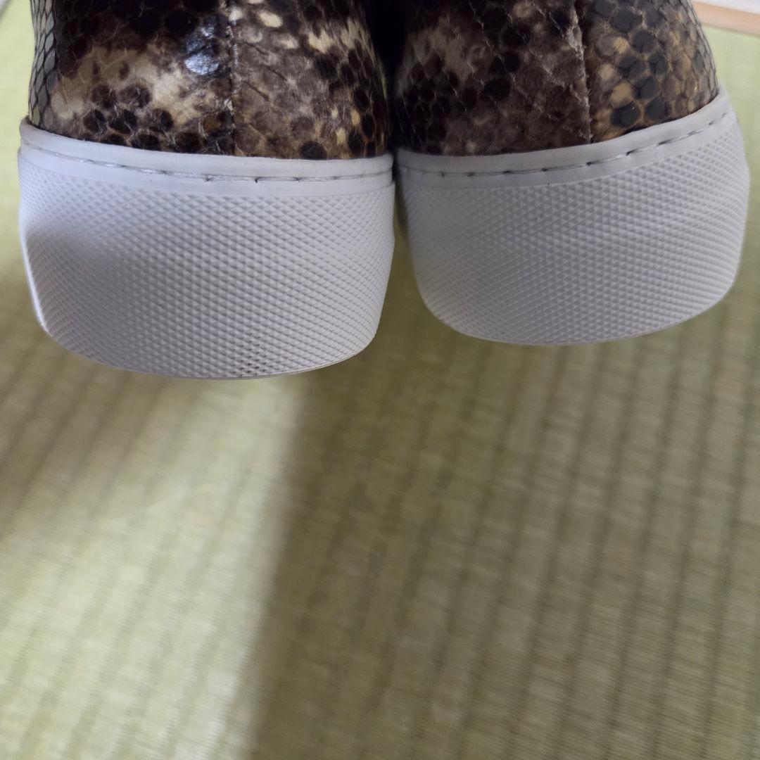 【未使用に近い】ペリーコサニー スリッポン パイソン サイズ35 22.5cm