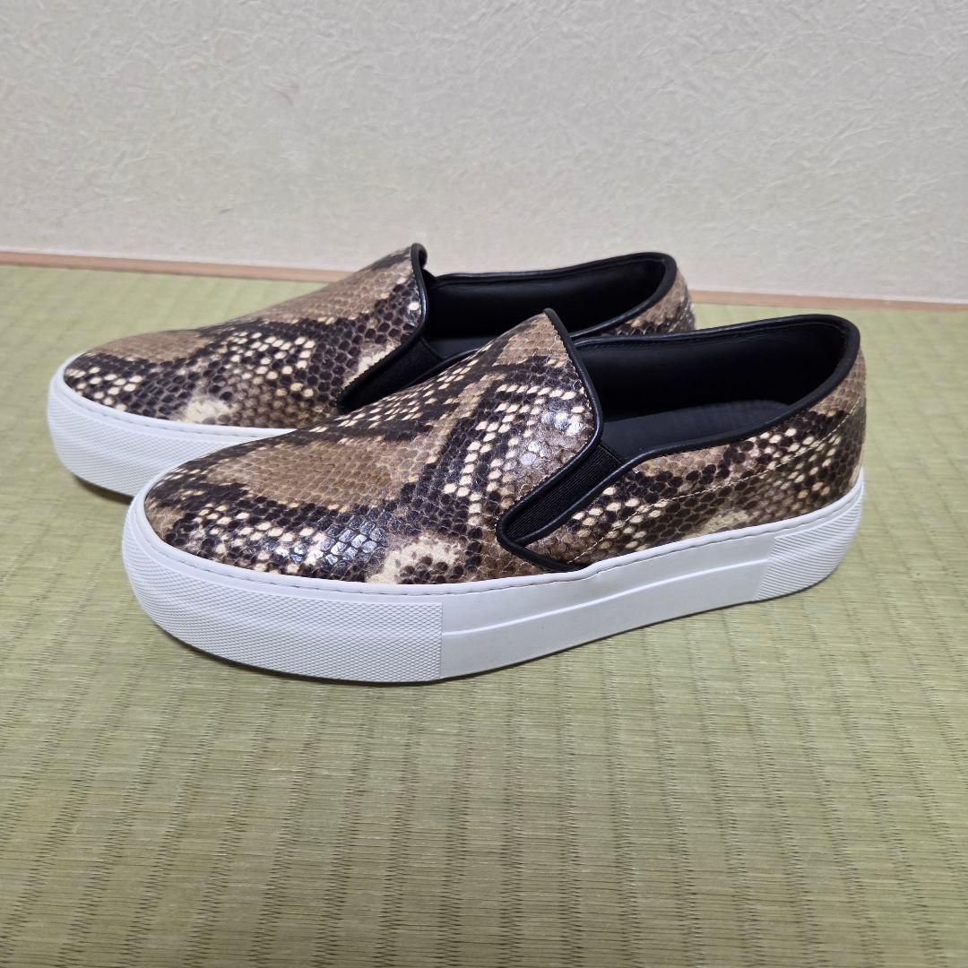 【未使用に近い】ペリーコサニー スリッポン パイソン サイズ35 22.5cm