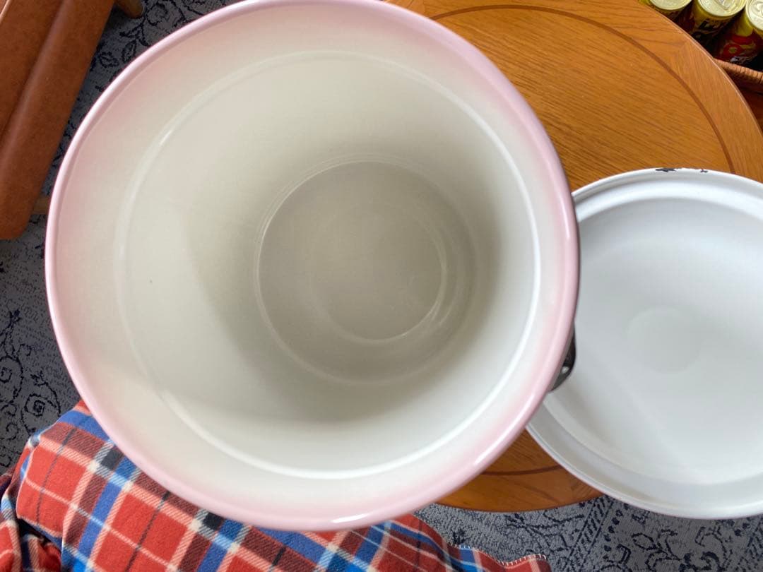 イマン　スカーレットローズ　ホーローバケツ