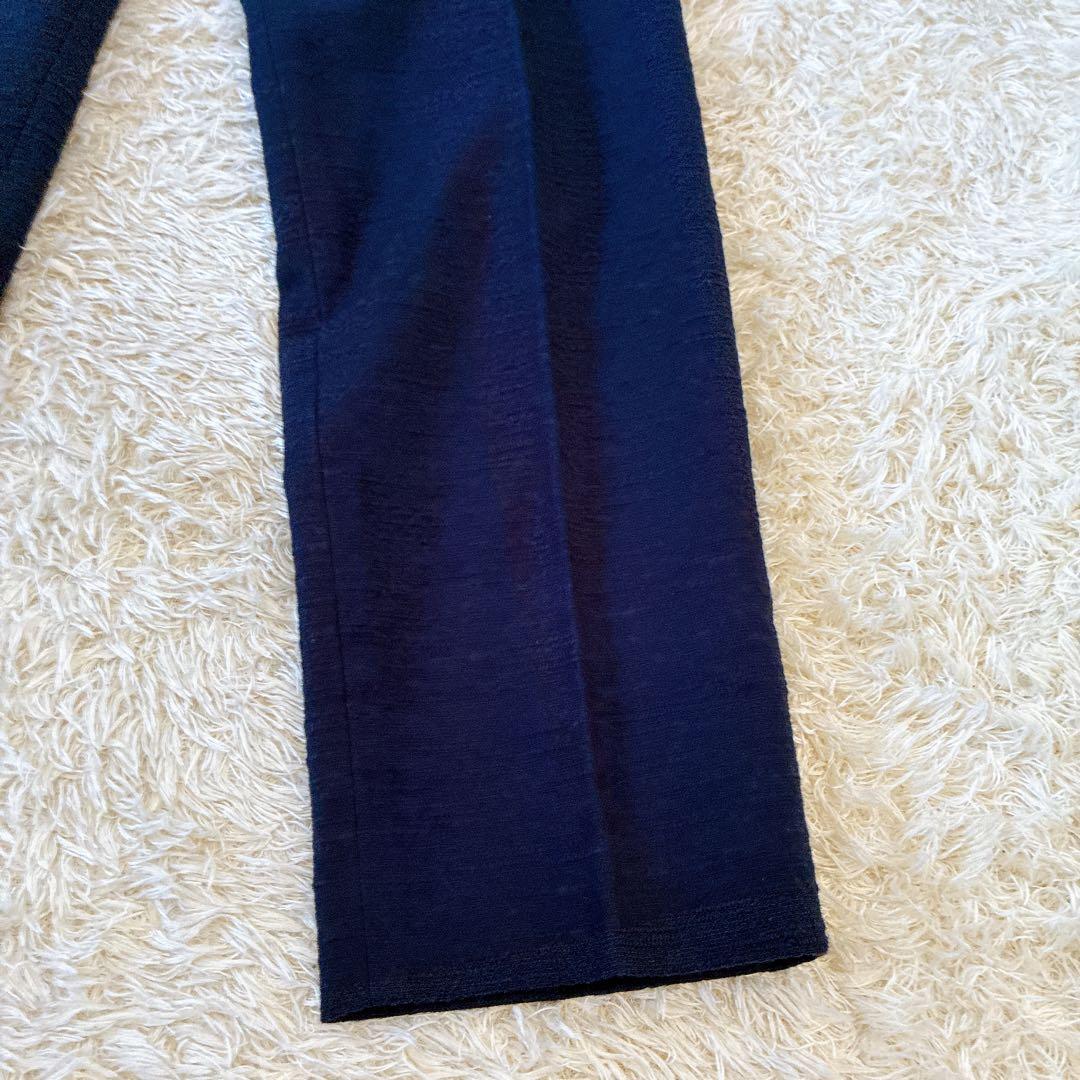 GREEN LABEL RELAXING パンツ スーツ ネイビー コットン　M