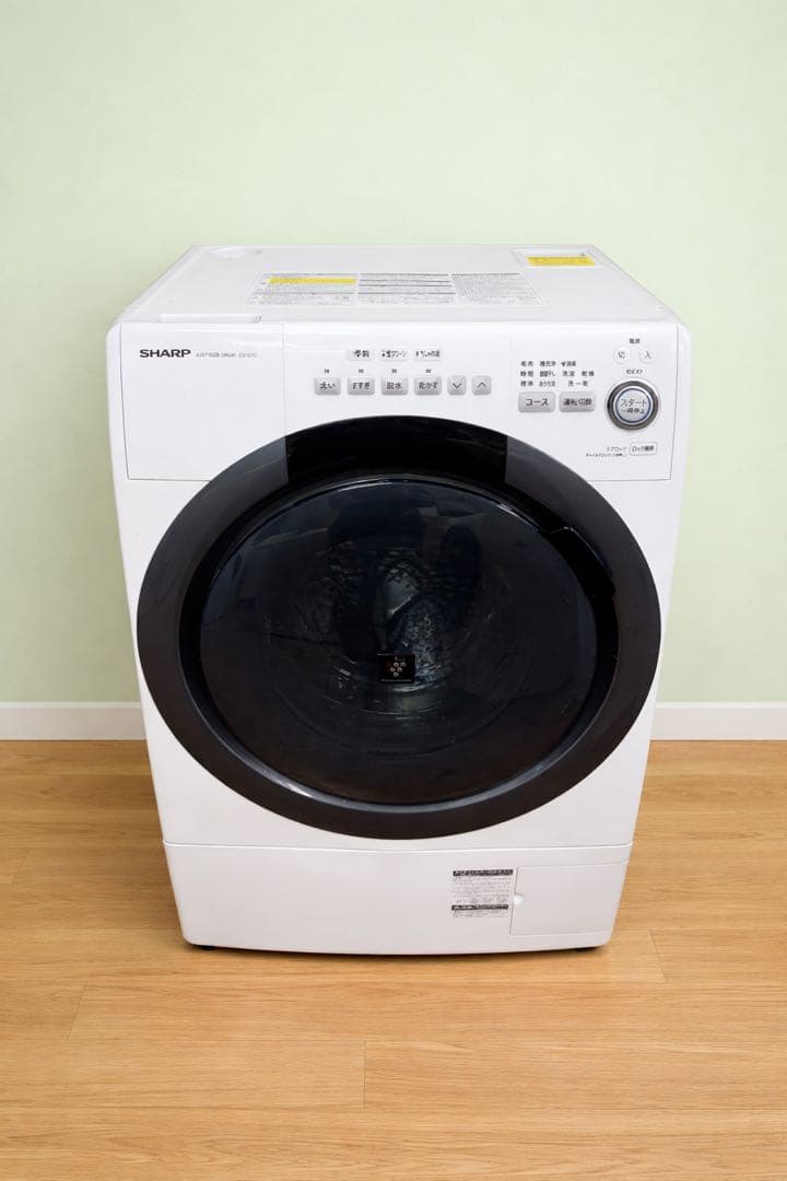 SHARP ドラム式洗濯機 ES-S7F-WL 7.0/3.5kg 2021年製