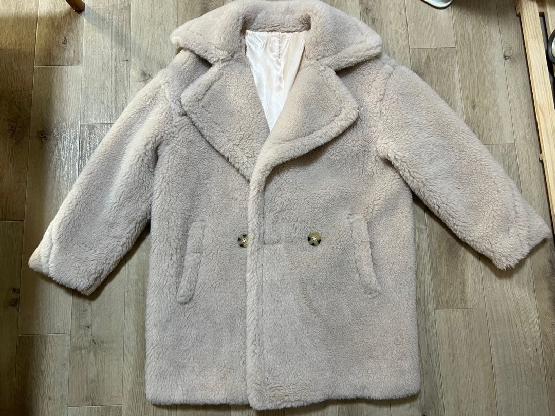 Rnyroom ベアコート　ミディアム丈　　テディベアコート