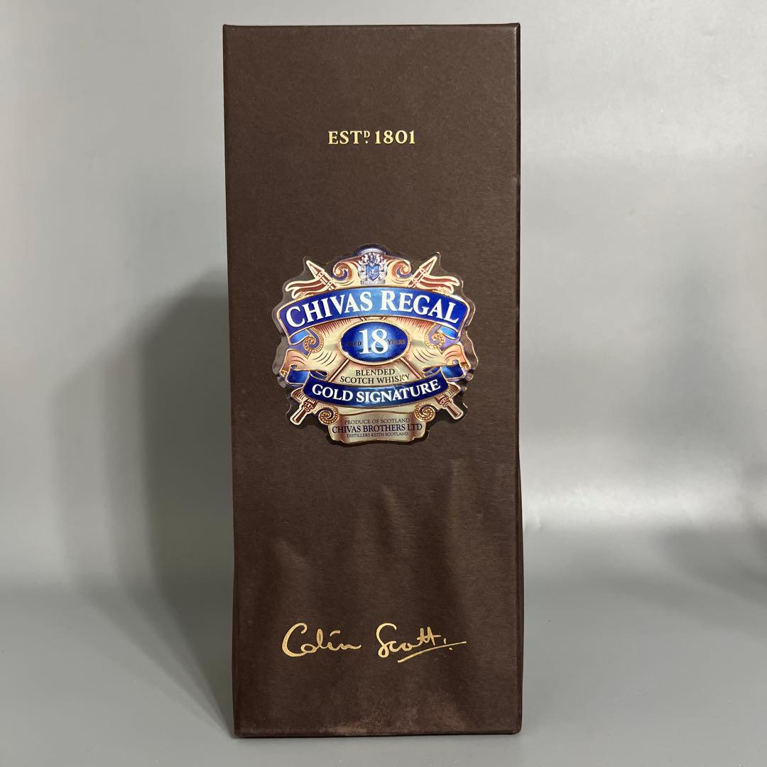 未開栓　CHIVAS REGAL　18年　ウイスキー　700ml　40%　箱付き