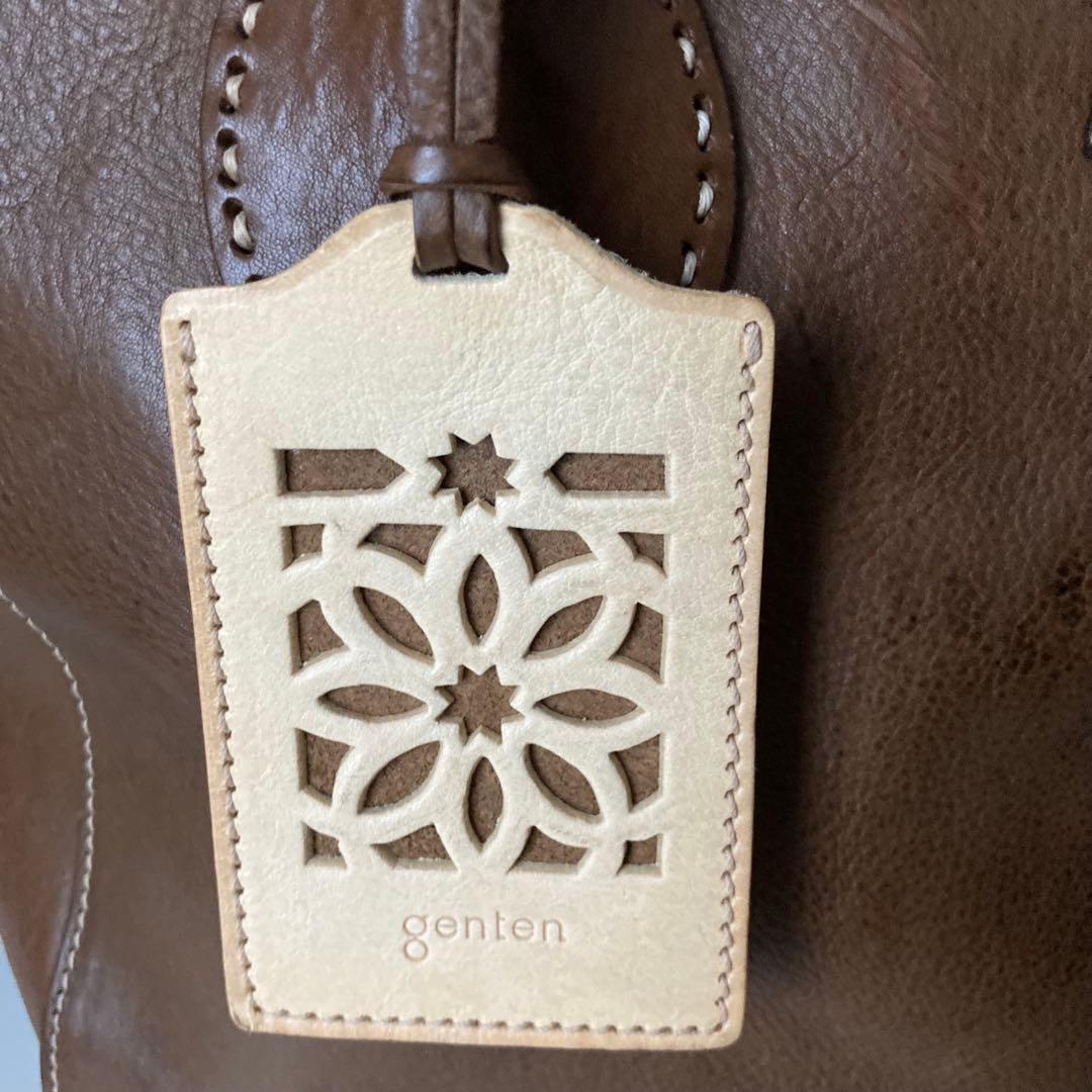 ✨美品✨ genten トートバッグ ブラウン系 A4収納