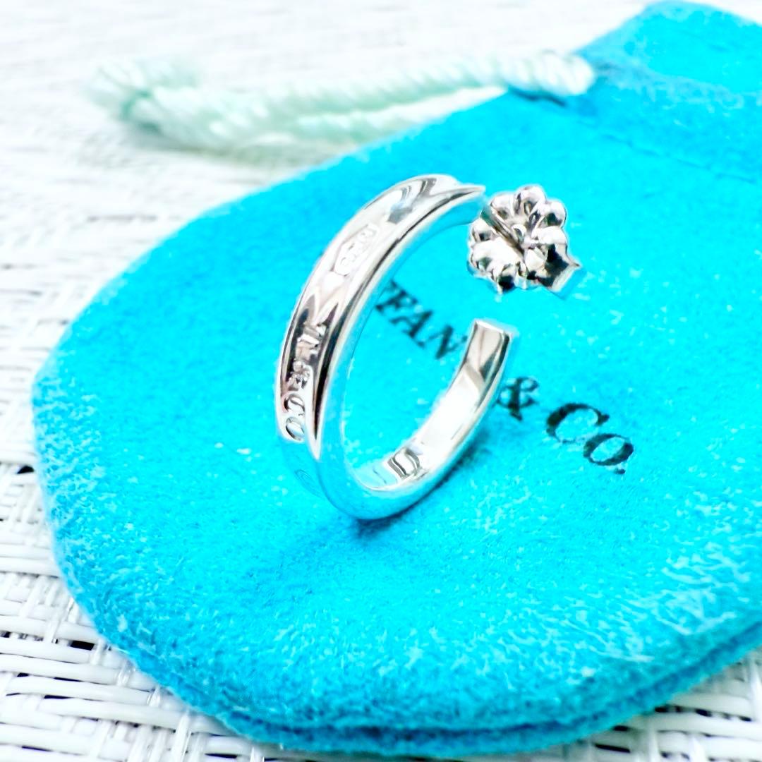 ティファニー　片耳 ナロー ピアス　1837 925 研磨仕上げ済み　美品