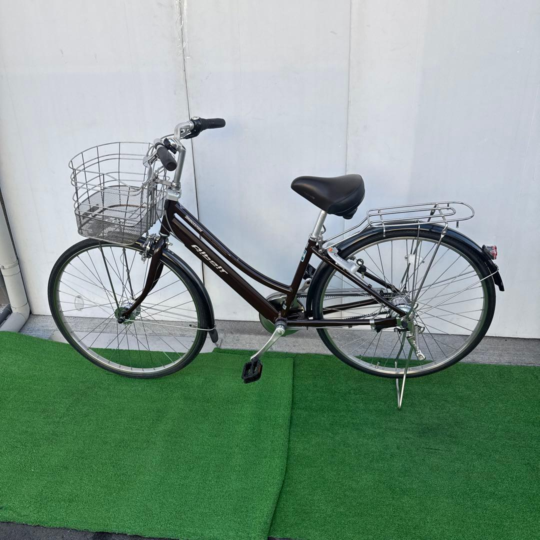 ブリヂストン アルベルト自転車26インチ 内5速 オートライト ブラウン