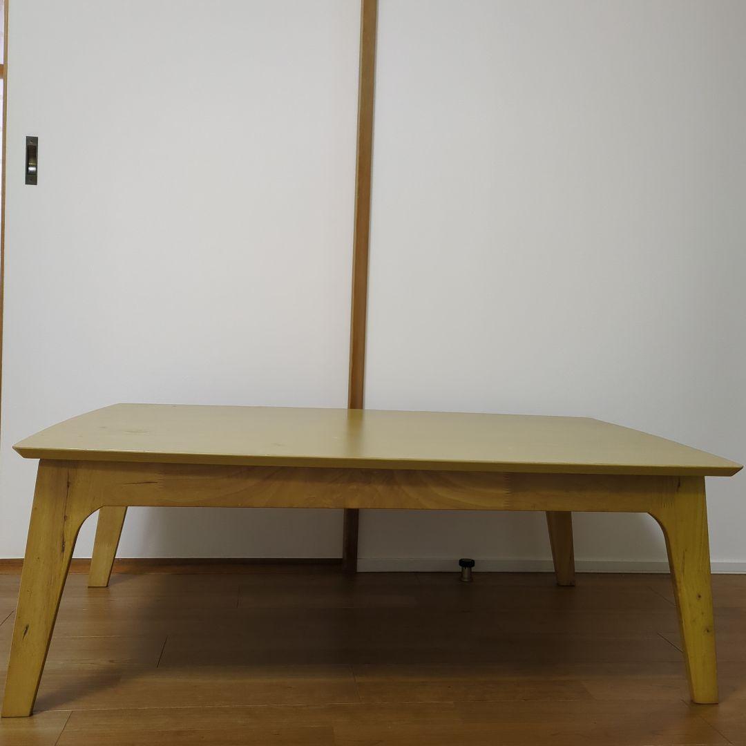 木目調長方形こたつとこたつ布団セット　ニトリ