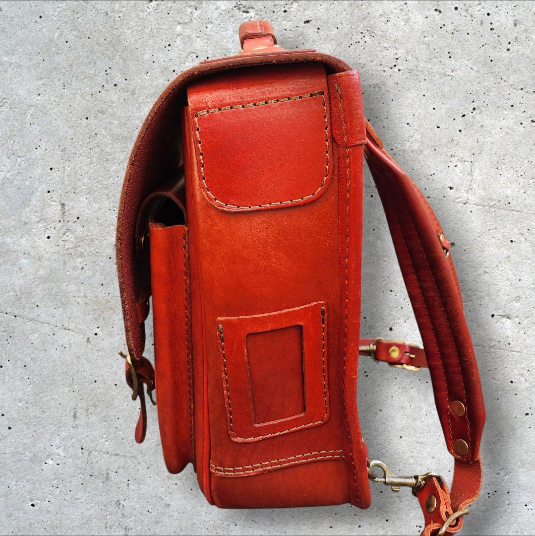 【HERZ】ランドセル／革／ヘルツ／鞄／レッド／大人／ハードレザー 40周年