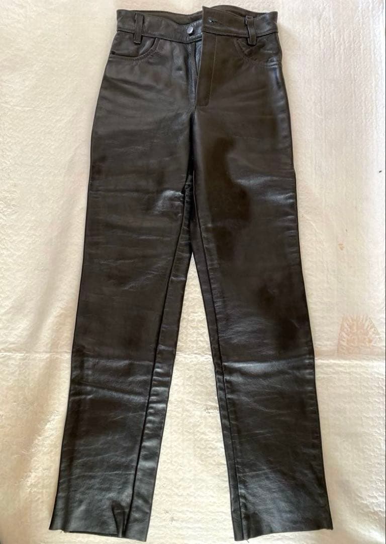 VANSON バンソン レザーパンツ USA 黒 W29