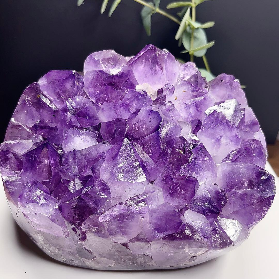 アメジスト　クラスター　原石　紫水晶　天然石　鉱物標本　【超美品】　激レア