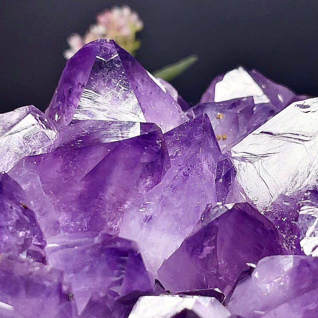 アメジスト　クラスター　原石　紫水晶　天然石　鉱物標本　【超美品】　激レア