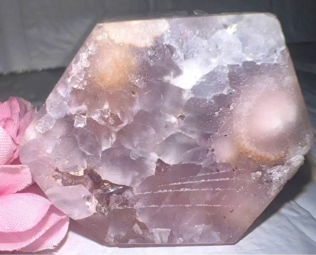 ⑥ピンクアメジスト♥️フラワーアゲート♥️タワー♥️チェリーブロッサム♥️桜瑪瑙♥️花瑪瑙