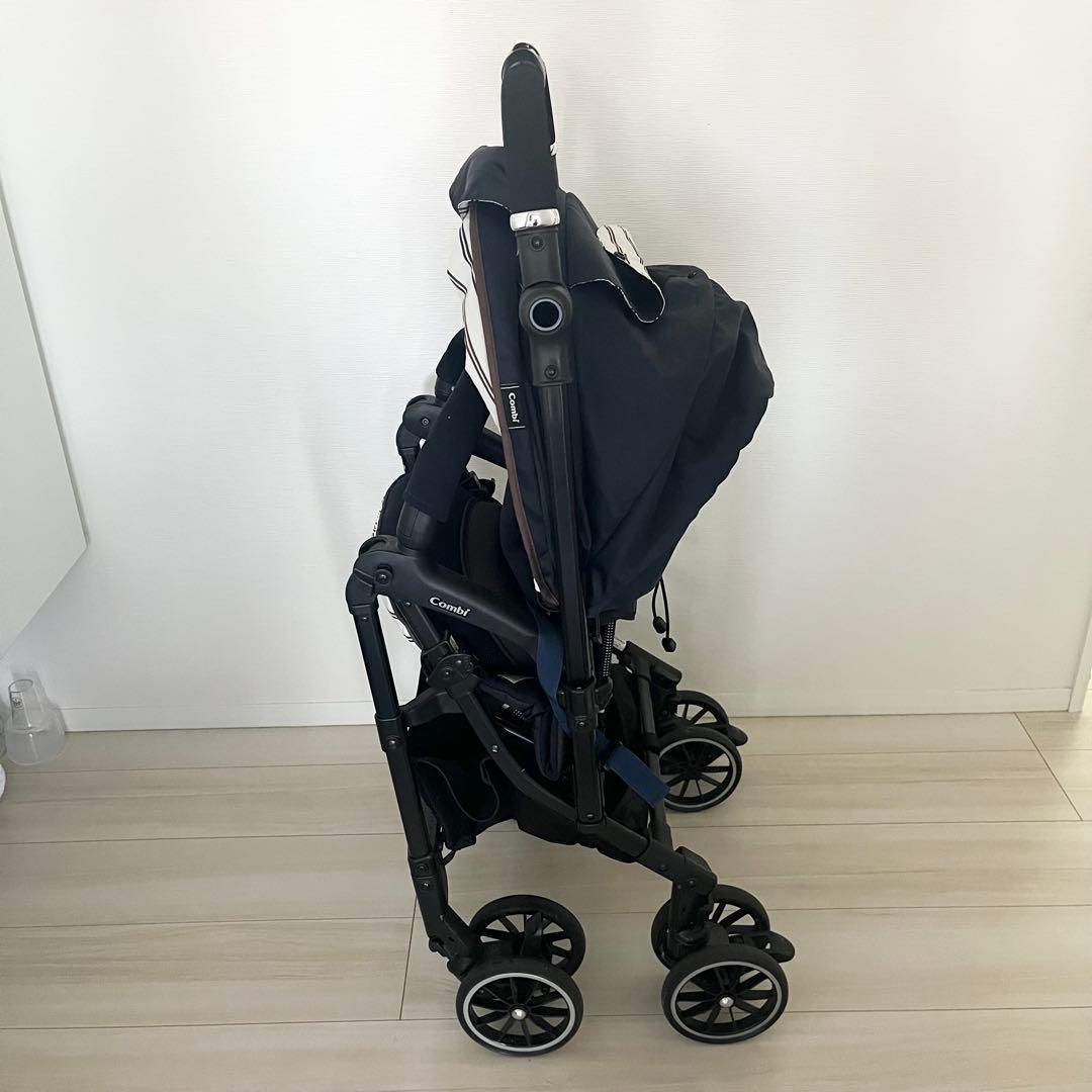 【 送料無料 】Combi ベビーカー スゴカル エッグショック ネイビー