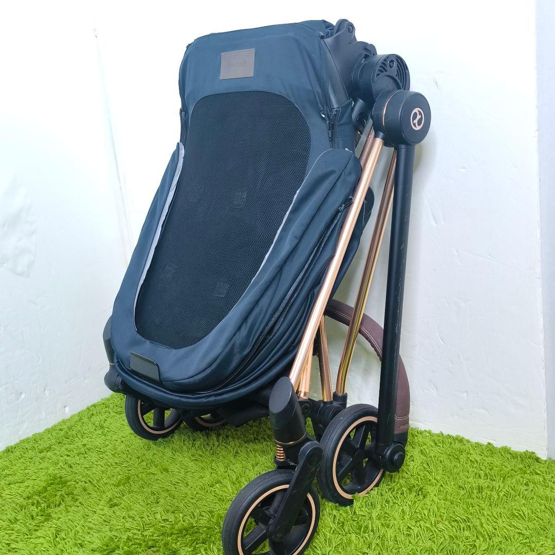 ベビーカー　サイベックス　ミオス　 ローズゴールド　ブラック