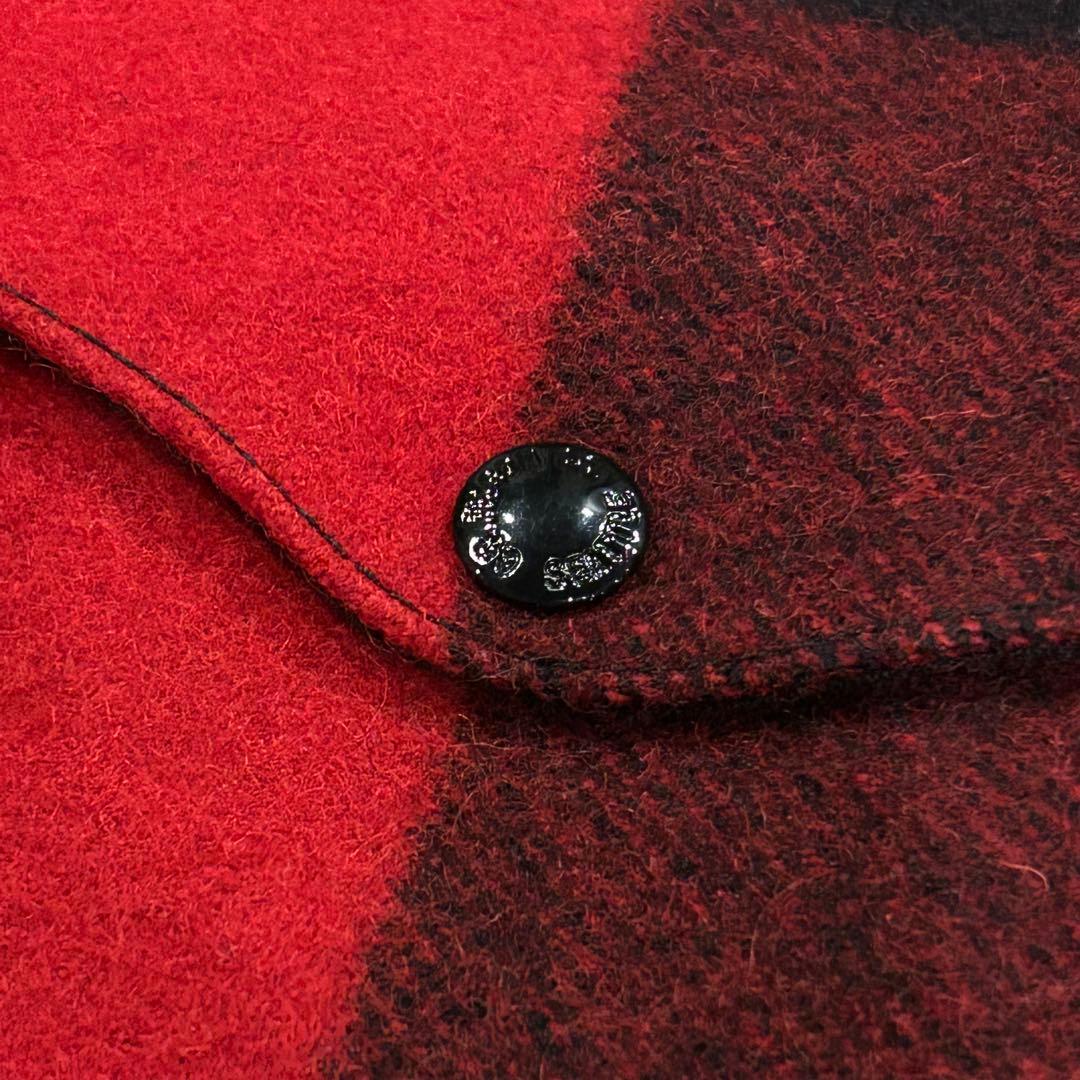 【極美品】FILSON マッキーノクルーザー　40　チェック　レッド　アメリカ製