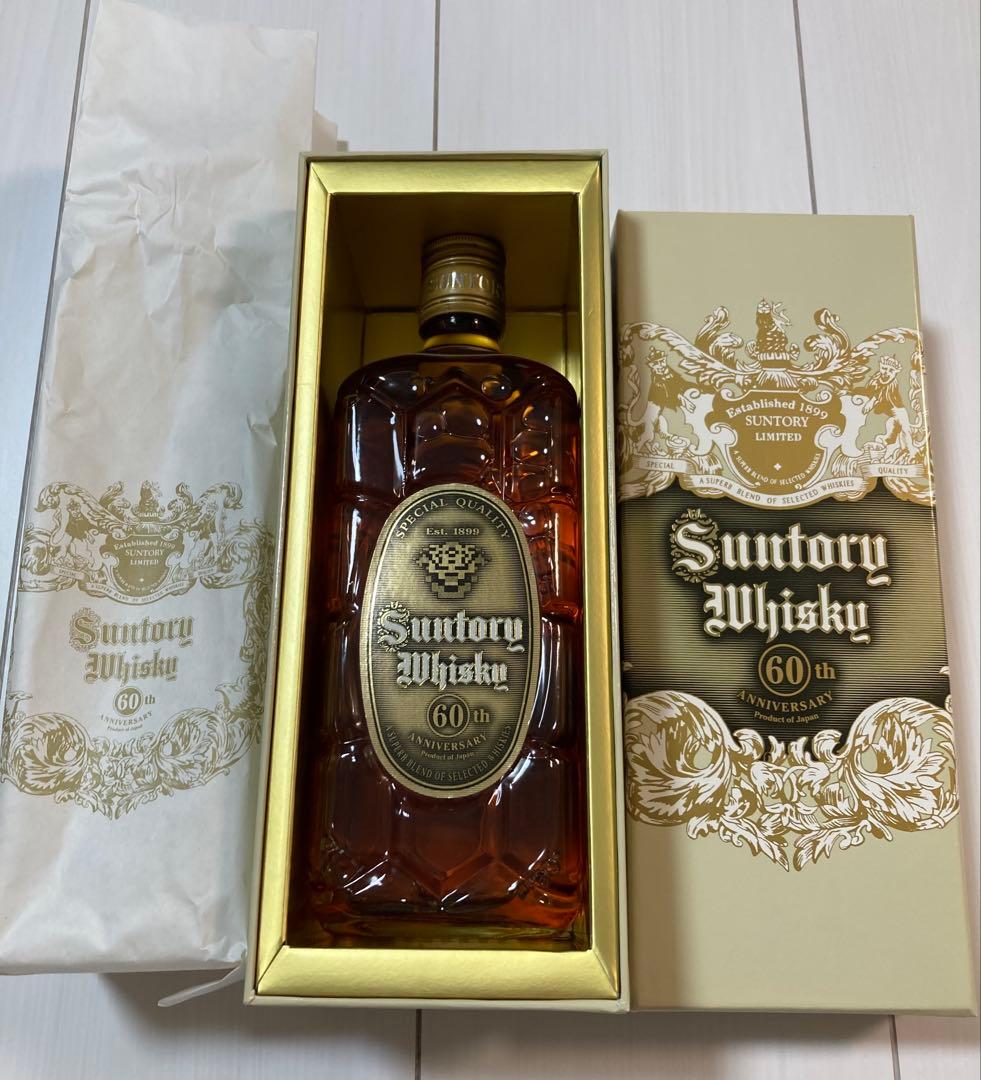 サントリーウィスキー　60周年記念　特角10年　非売品　古酒保管品