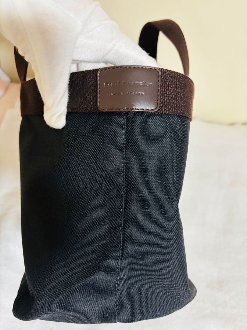 【極美品】エルベシャプリエ　ノワール　モカ　黒　茶　707 バッグ