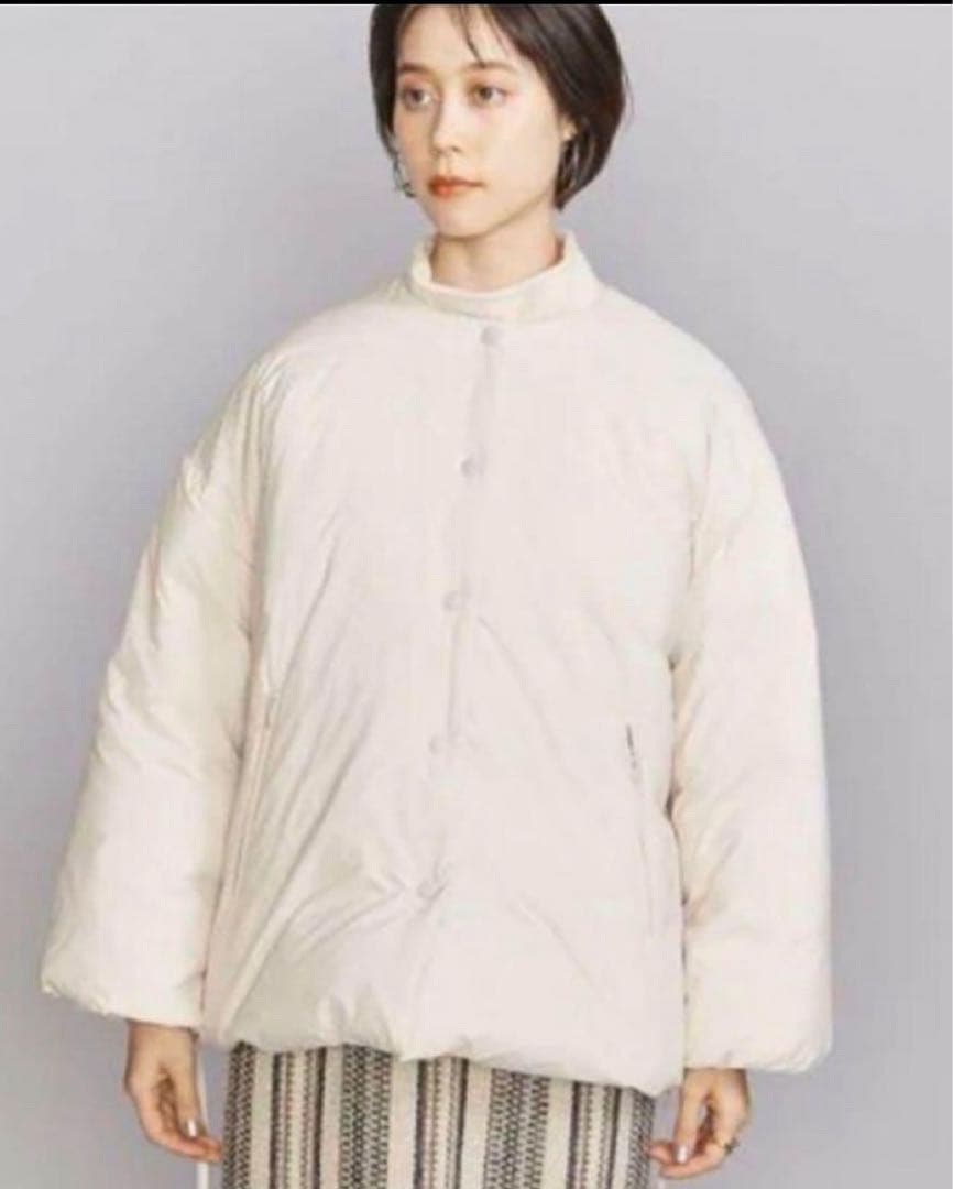 fennel BEAUTY&YOUTH ナイロンマフラーダウンジャケット