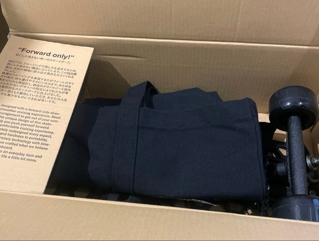 【試乗1回のみ使用】HEXミニクルーザーフルセット(リーシュコード&専用バッグ)