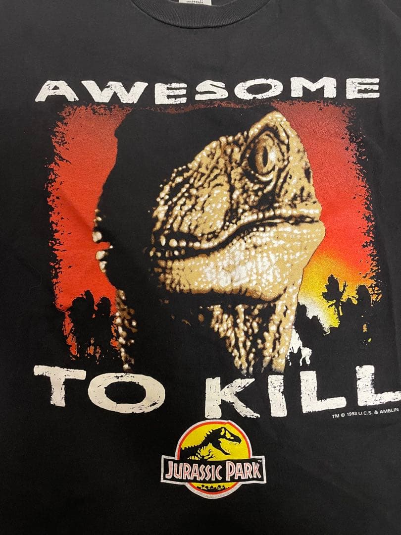 『希少』90s JURASSIC PARKヴィンテージTシャツ