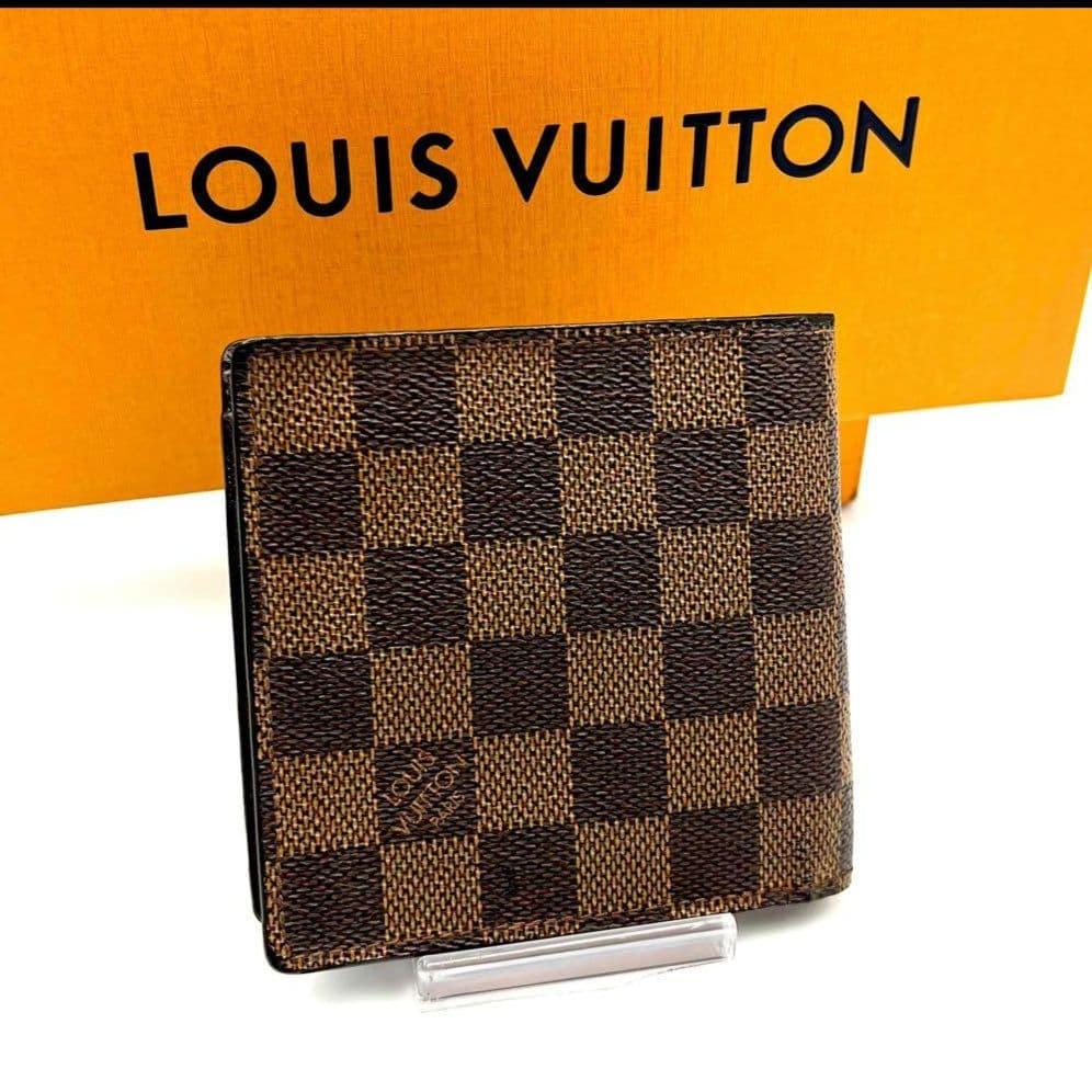 美品‼️ルイヴィトン ダミエ 二つ折り財布￥23,000円→￥18,500円