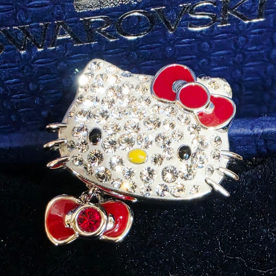 美品✨希少✨スワロフスキー ハローキティ リング 9号 50 サンリオ 箱 指輪