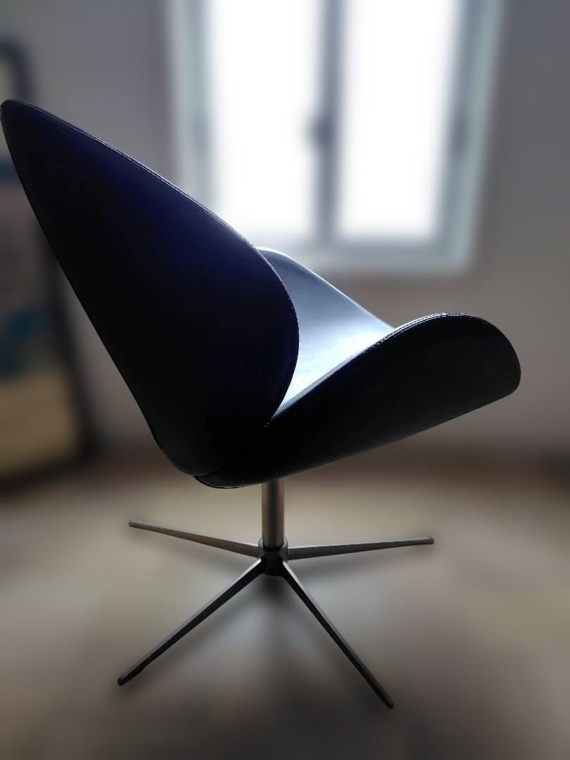 ボーコンセプト　BoConcept　本革　チェア＆オットマン　セット