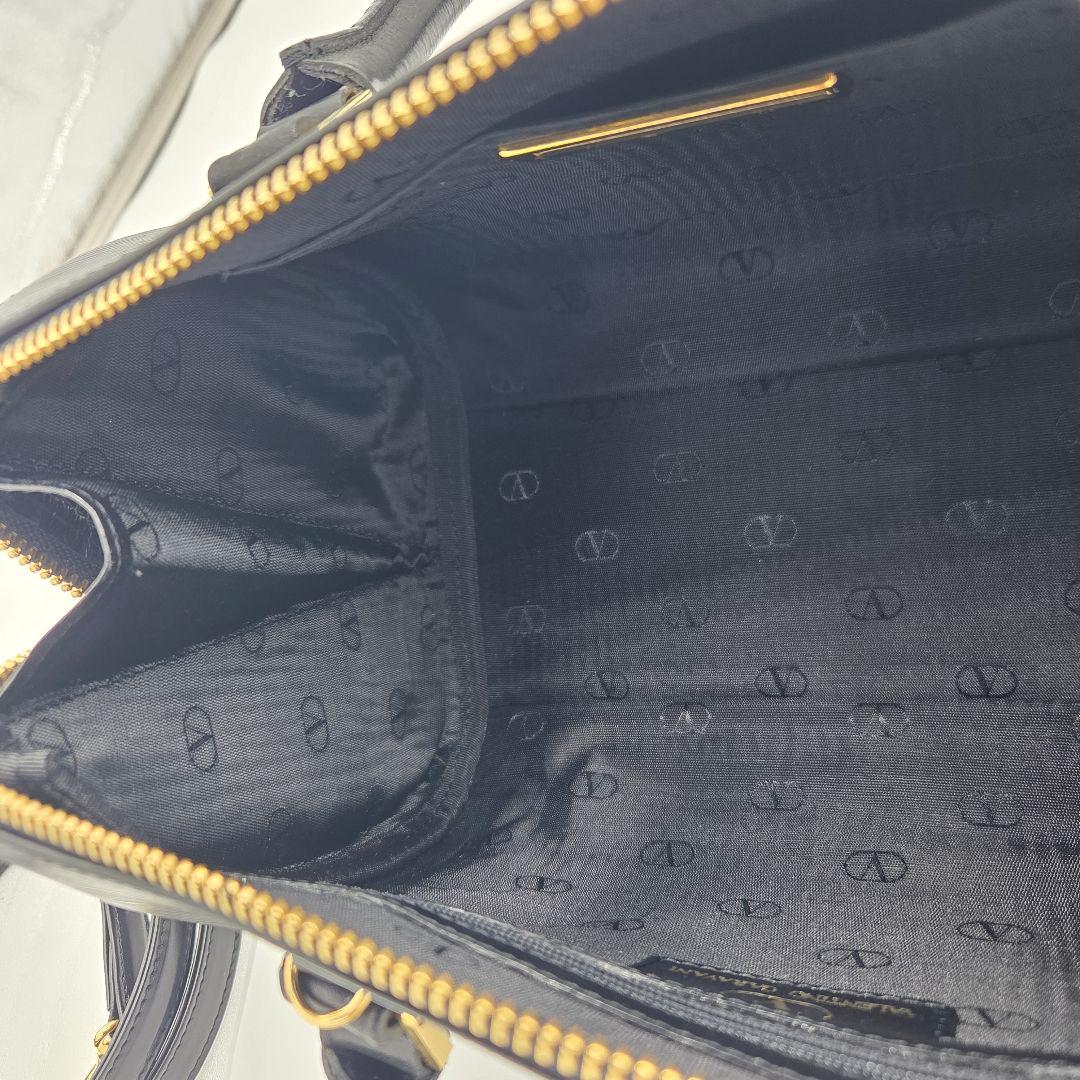 【極美品】 VALENTINO　GARAVANI 2way ミニボストンバッグ