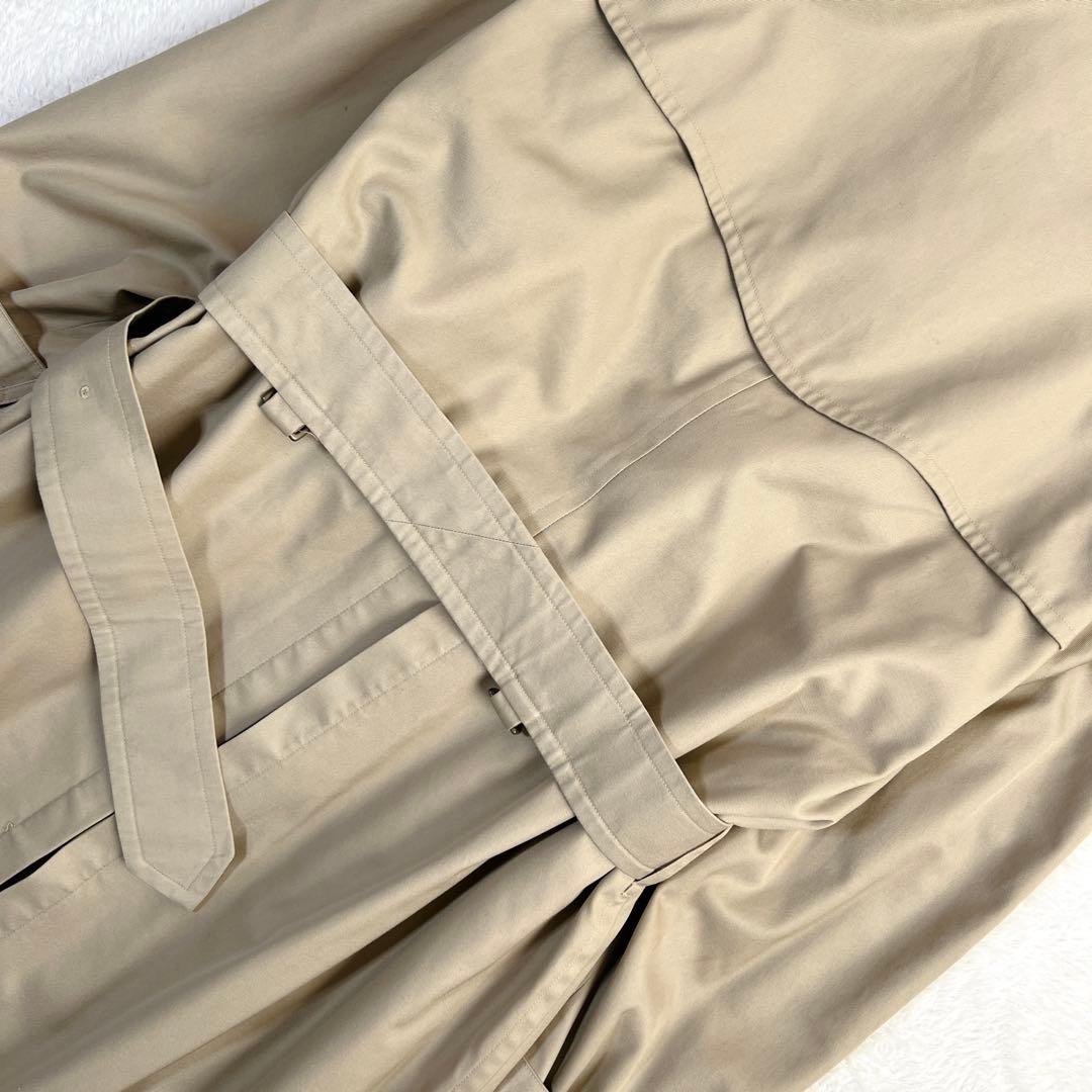 美品✨バーバリー ロング トレンチコート ハニーベージュ ウールライナー XL