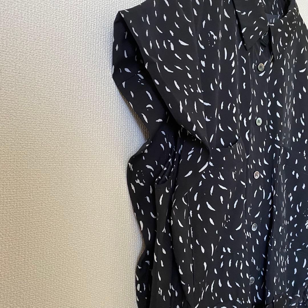 【新品未使用】CHIGNON プリント柄シャツコンビネゾン オールインワン完売品