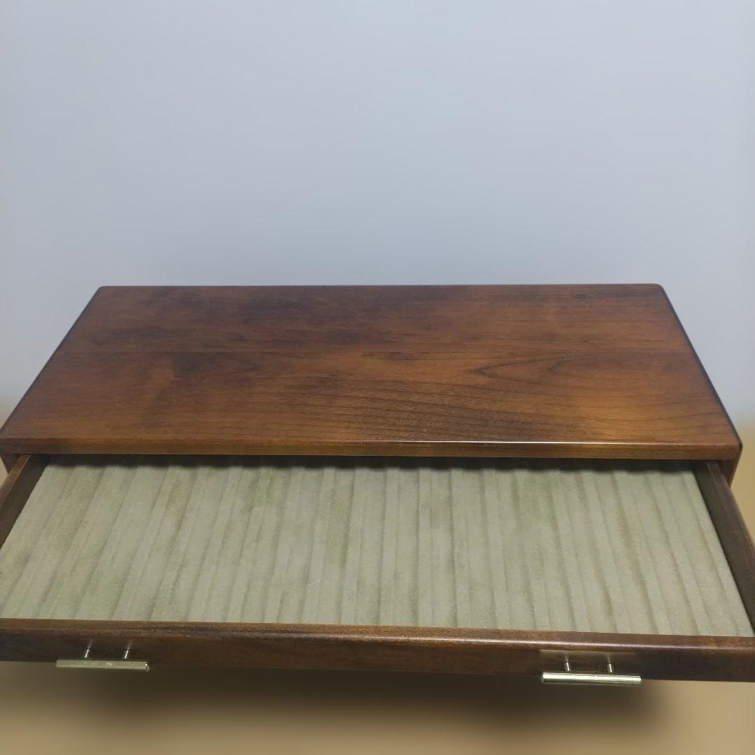 木製引き出し式ペン収納ボックス 6段