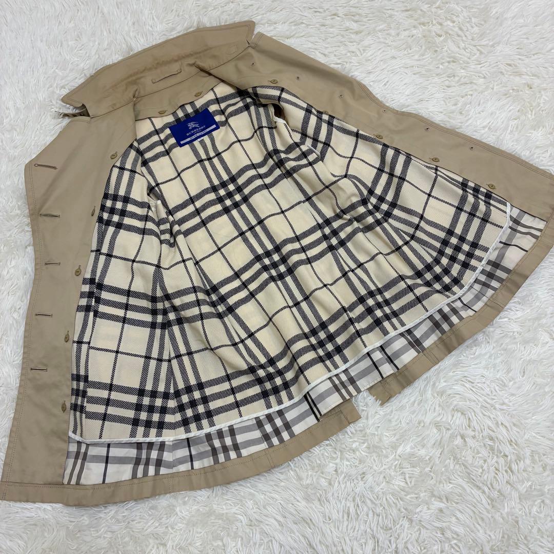 BURBERRY BLUE LABEL　トレンチコート　ライナー付　ベルト　38