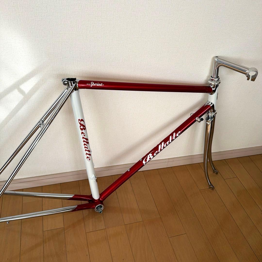 Bellatte ベラーテ クロモリフレームセット　ステム BB付き