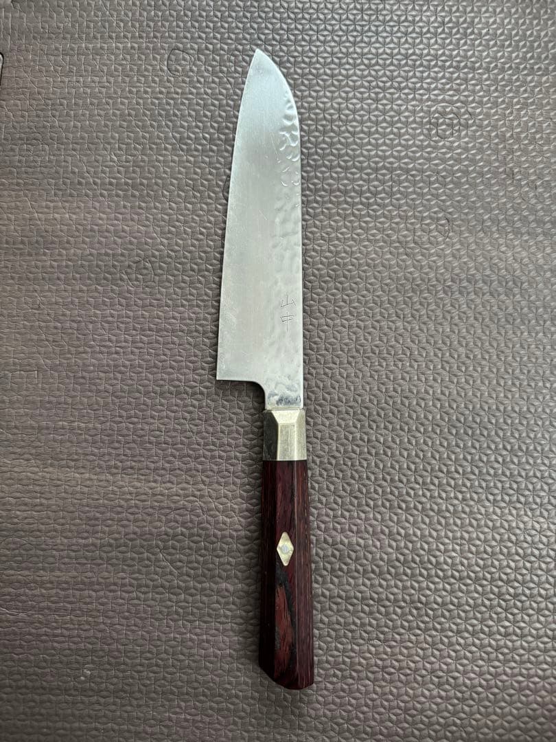 【特別値下げ】三徳包丁　三昧　槌目