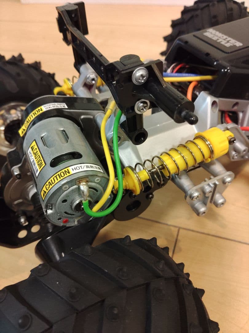 モンスタービートル　サンドベージュ塗装 タミヤ　ラジコン(プロポセット　箱付)