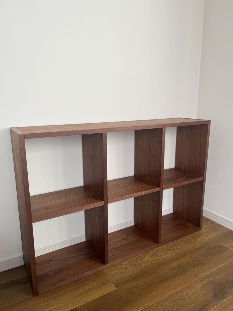 杉工場　木と風　ウォールナット　国産　オープンシェルフ