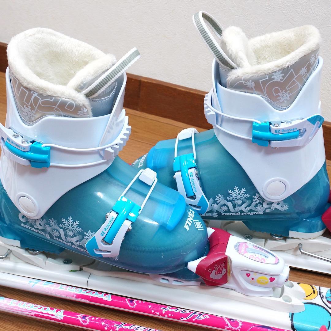 メンテ済 120cm 靴21cm ROSSIGNOL スキーセット おまけ