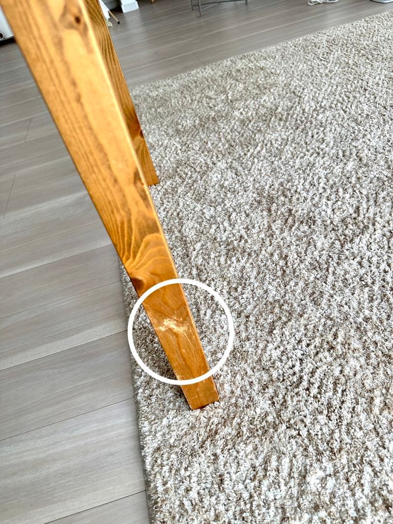 【ま】ダイニングテーブル 日本製 無垢 北欧 135 オイル塗装