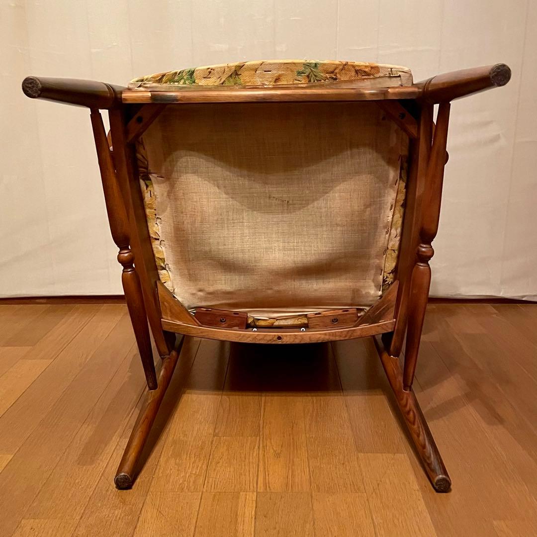 【カリモク】\"コロニアル\" WC0020GK ラウンジチェア No.2