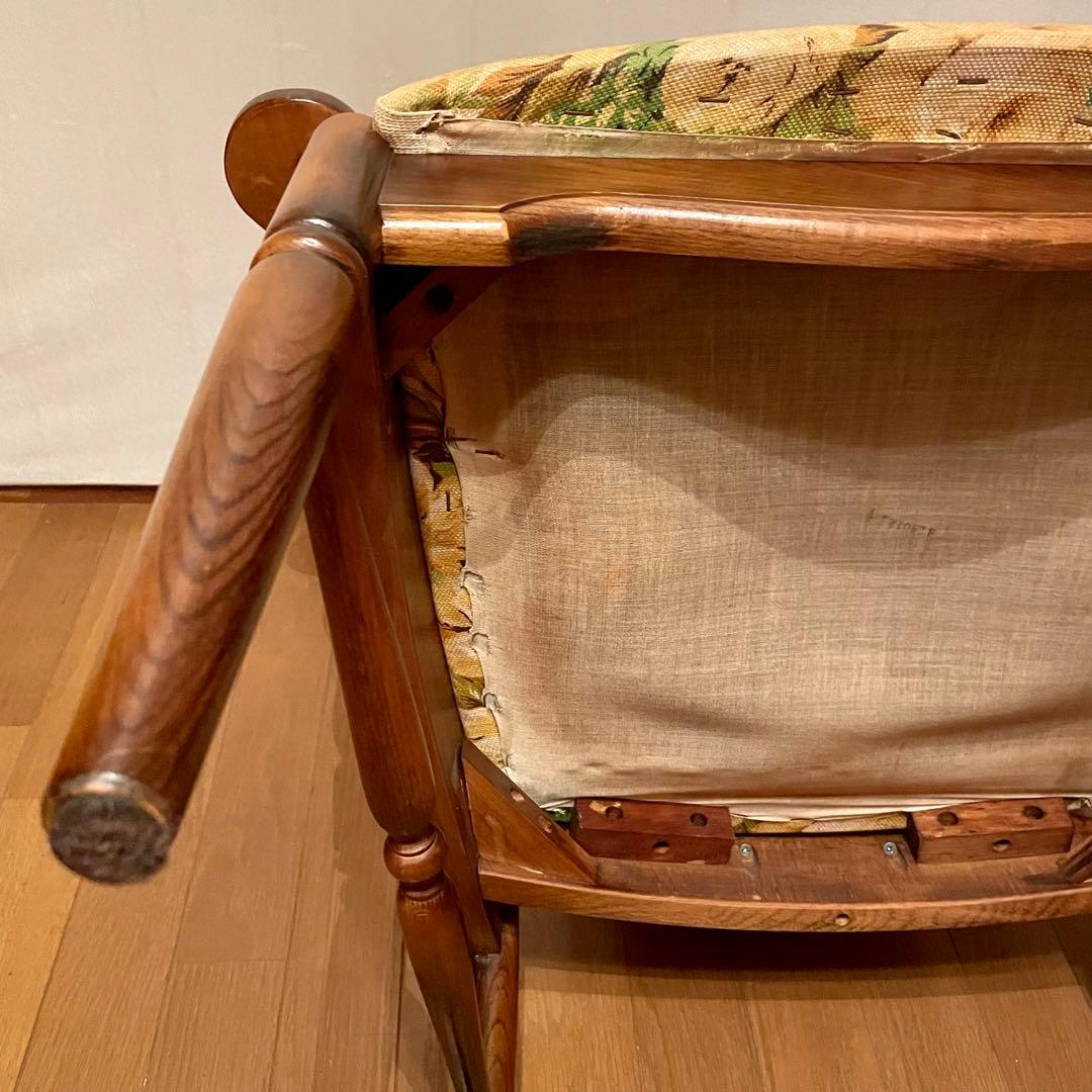 【カリモク】\"コロニアル\" WC0020GK ラウンジチェア No.2