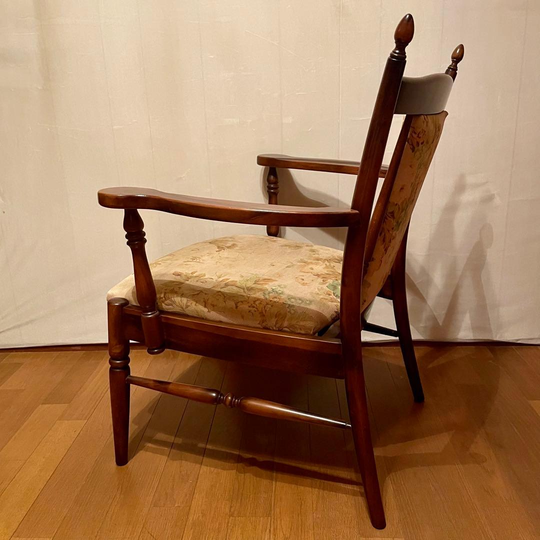 【カリモク】\"コロニアル\" WC0020GK ラウンジチェア No.2