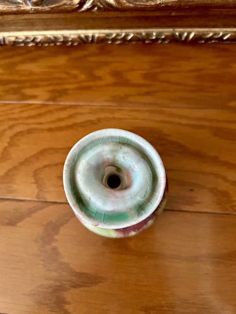 ヨーロッパ　フランス　アンティークvintage 一輪挿し　花瓶　フラワーベース