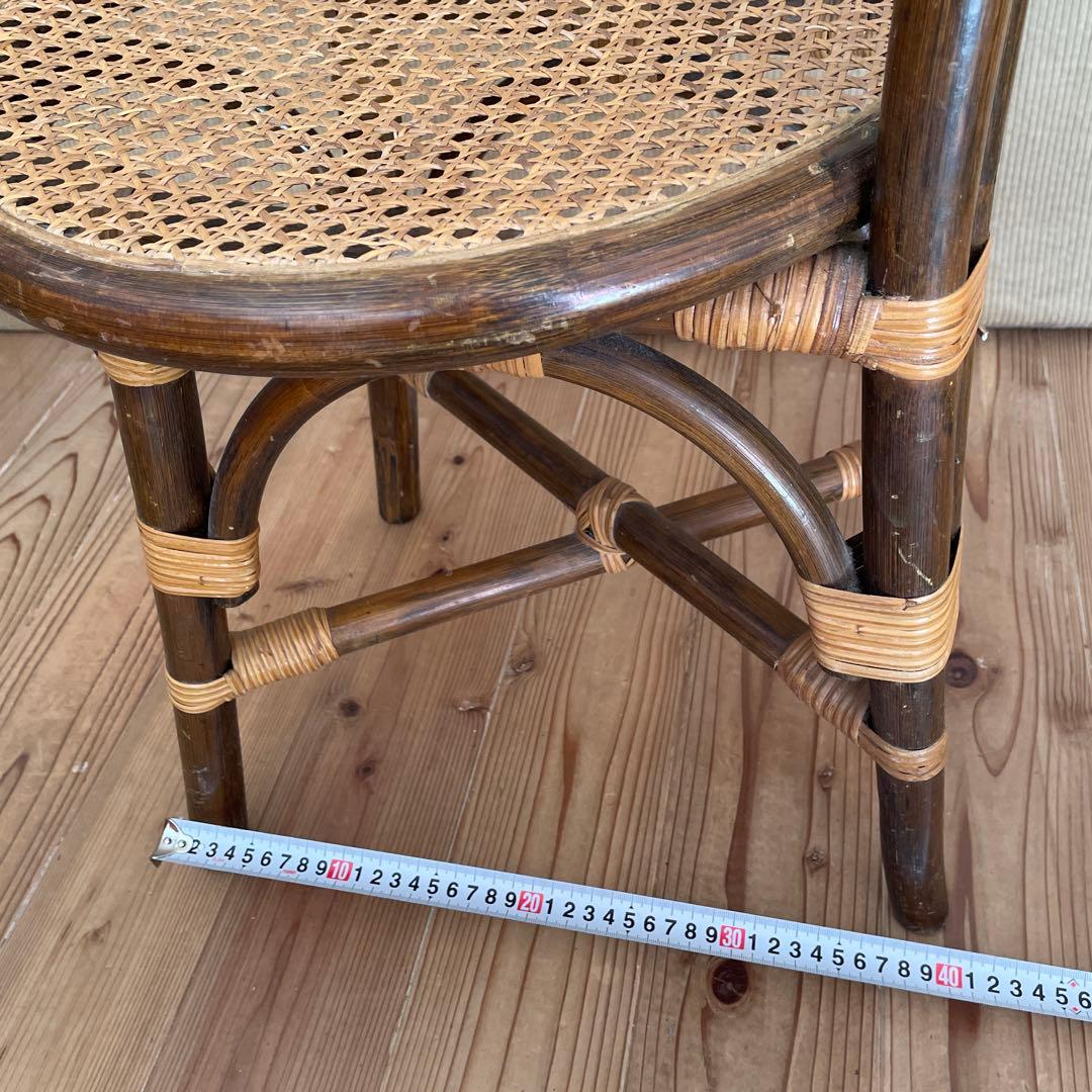 ラタン製 レトロアンティーク　椅子
