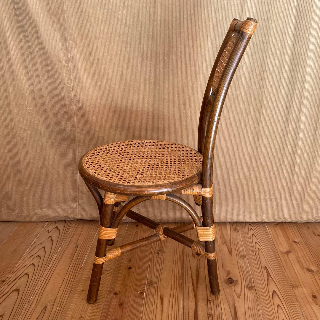 ラタン製 レトロアンティーク　椅子
