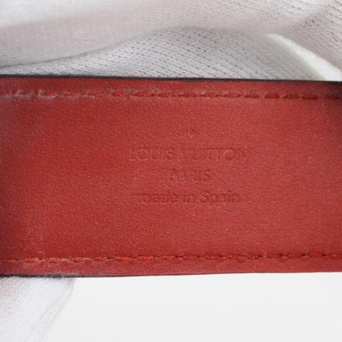 ◇LOUIS VUITTON セイブイット レザーブレスレット レッド 箱付き